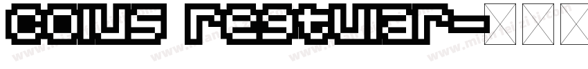 colus regtular字体转换